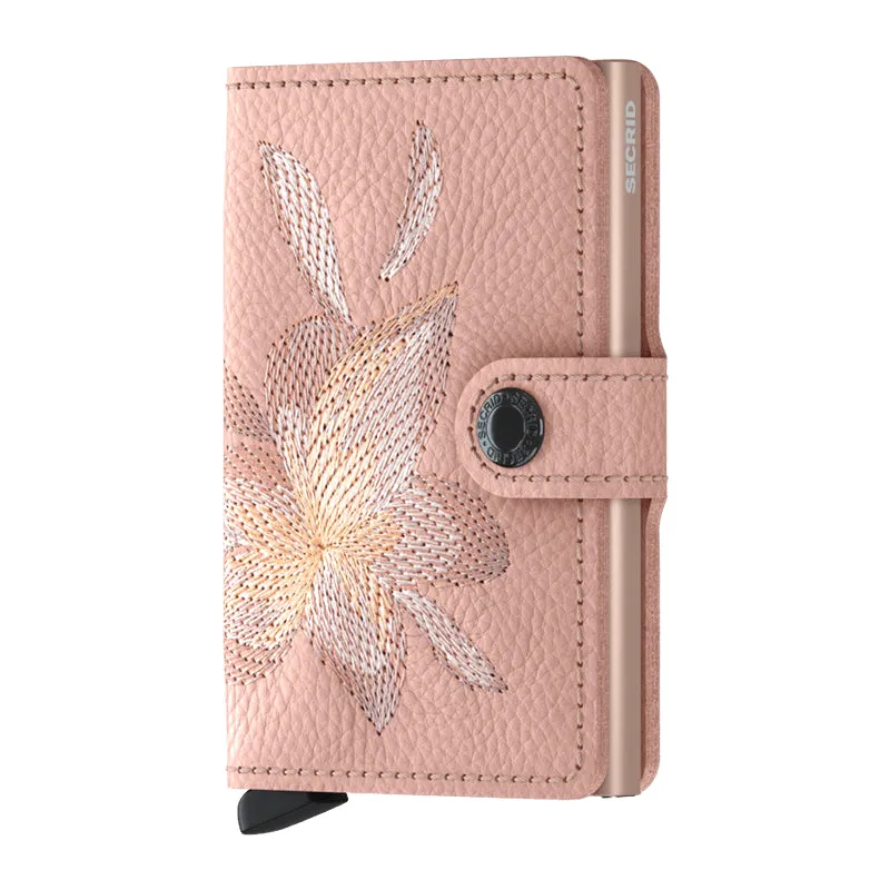 Secrid Mini Wallet - Stitch Magnolia Rose