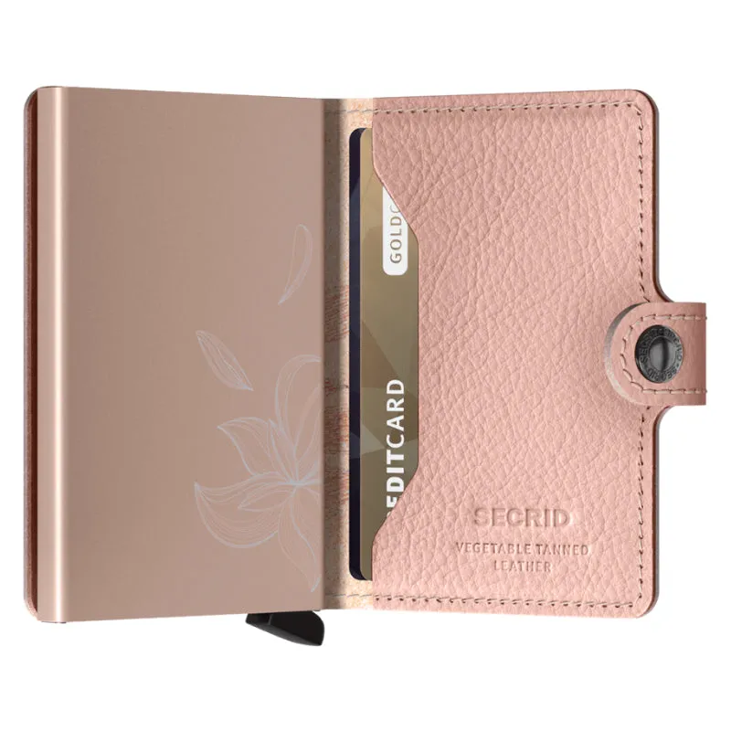 Secrid Mini Wallet - Stitch Magnolia Rose