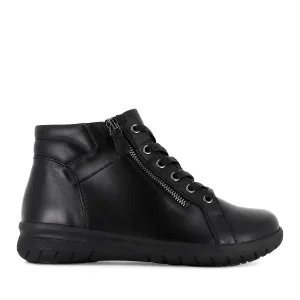 SHAUNAT XF - BLACK LEATHER