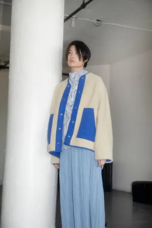 Sherpa Liner - Cream / Cobalt