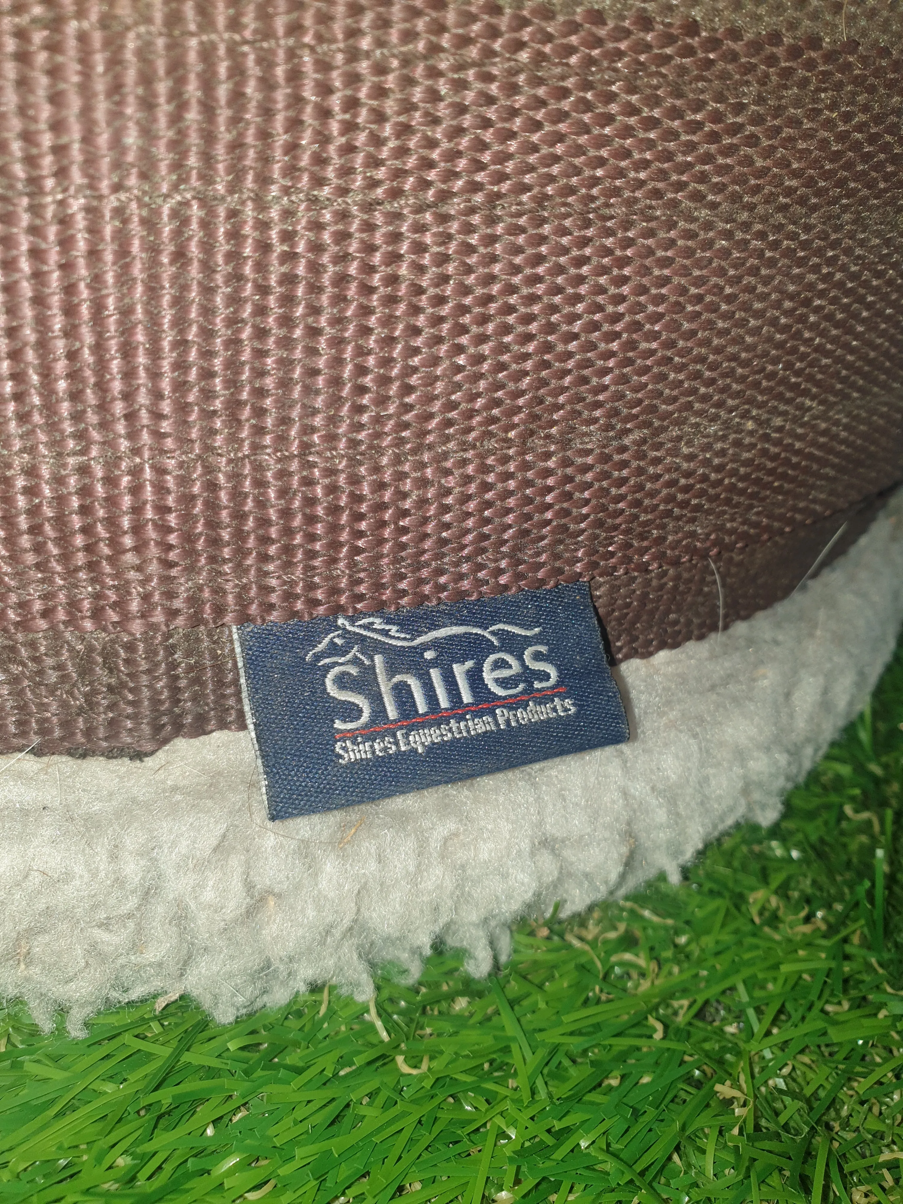 Shires 50" brown cotton fleece lined girth FREE POSTAGE ❤️