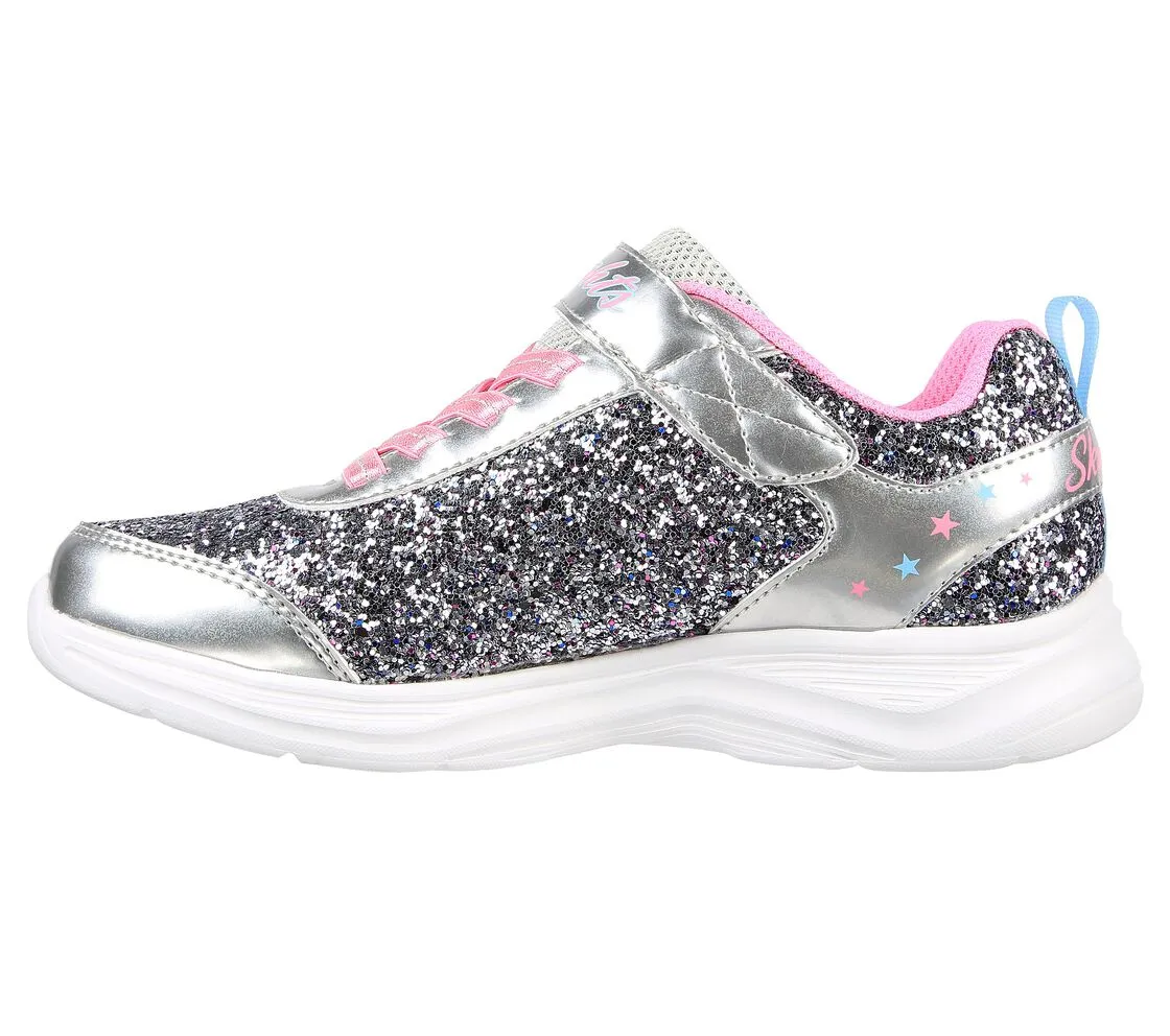 SKECHERS - S LIGHTS: GLIMMER KICKS - STARLET SHINE SILVER/PINK