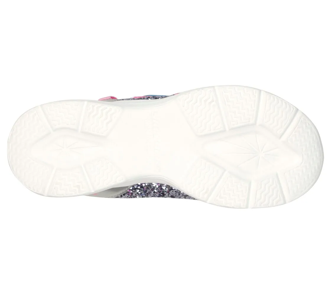 SKECHERS - S LIGHTS: GLIMMER KICKS - STARLET SHINE SILVER/PINK