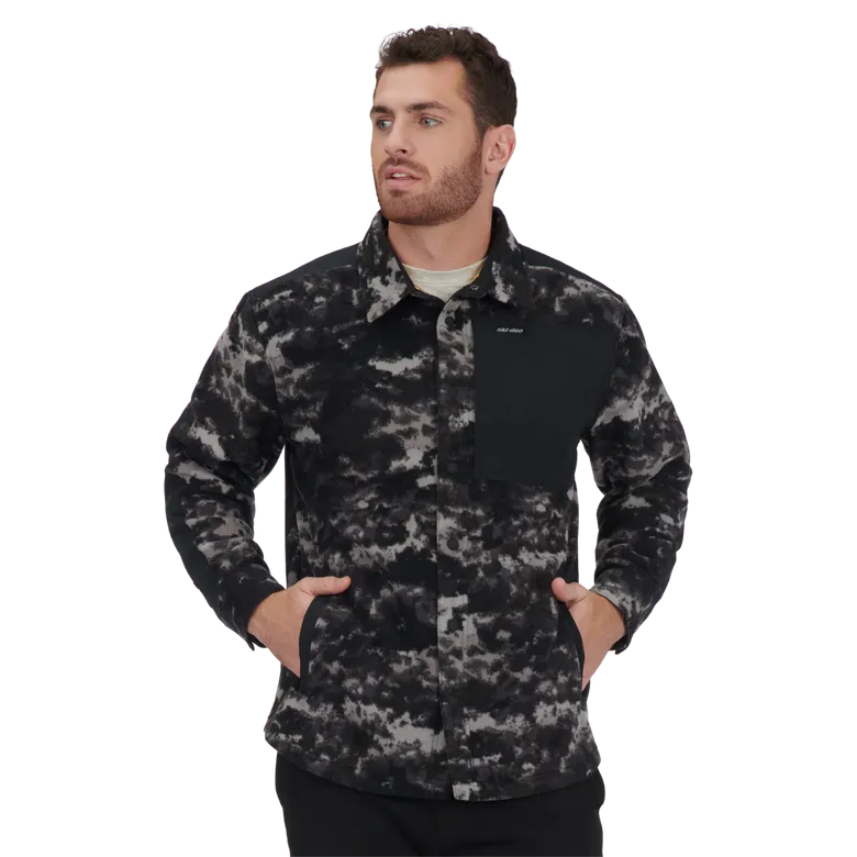 Ski-Doo Snap-Up Polar Fleece Overshirt