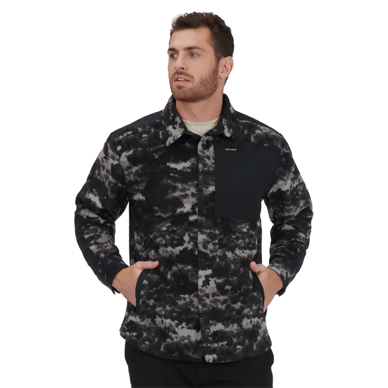 Ski-Doo Snap-Up Polar Fleece Overshirt
