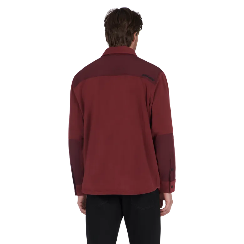 Ski-Doo Snap-Up Polar Fleece Overshirt