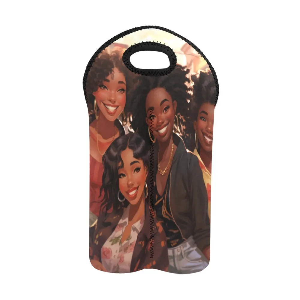 Spillin Tea 2-Bottle Neoprene Wine Bag