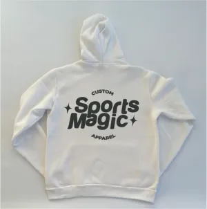 SPORTSMAGIC - Custom White Puff Hoodie