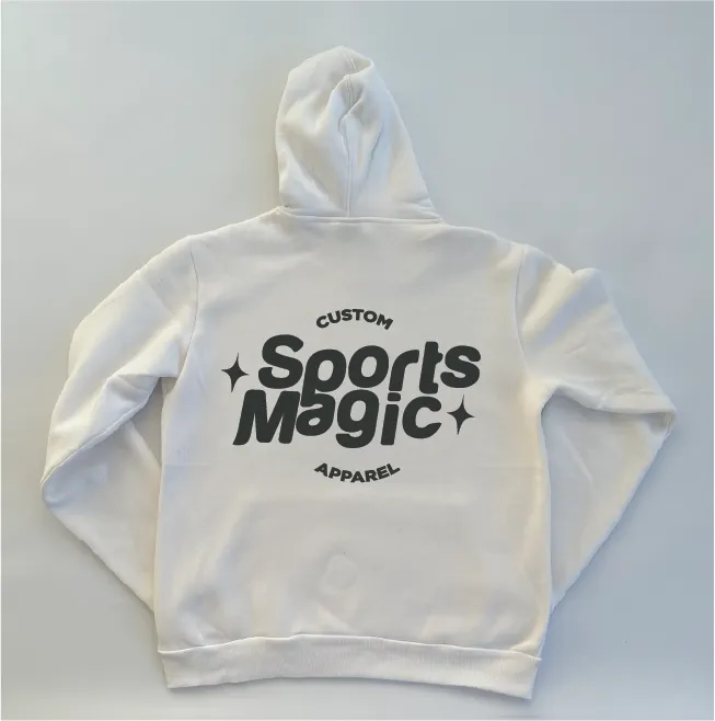 SPORTSMAGIC - Custom White Puff Hoodie