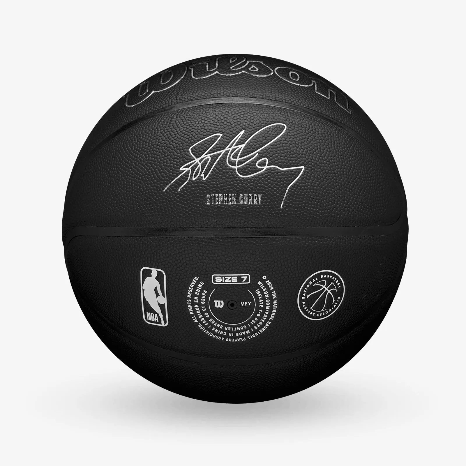 Stephen Curry NBA Player Evergreen Basketball - Black - Size 7