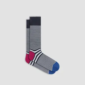 Striped Mid-Calf Socks
