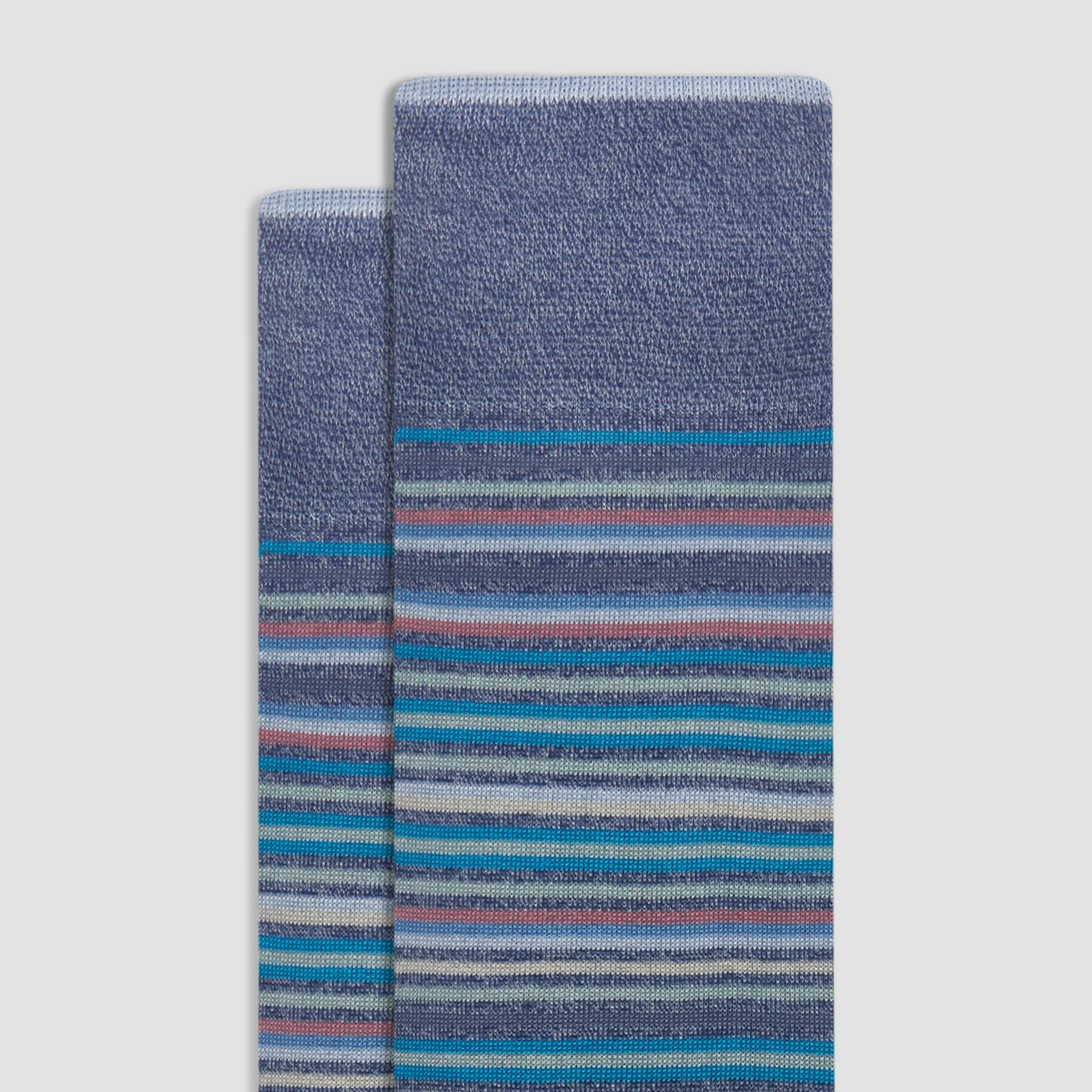 Striped Mid-Calf Socks