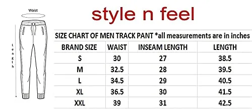 Style n feel Men's Cotton Track Pants,Joggers,Lounge Pants,Lounge Bottoms,Lower,Pajamas for Gyming/Exercise/Jogging/Running & Sports wear Regular Wear for Men