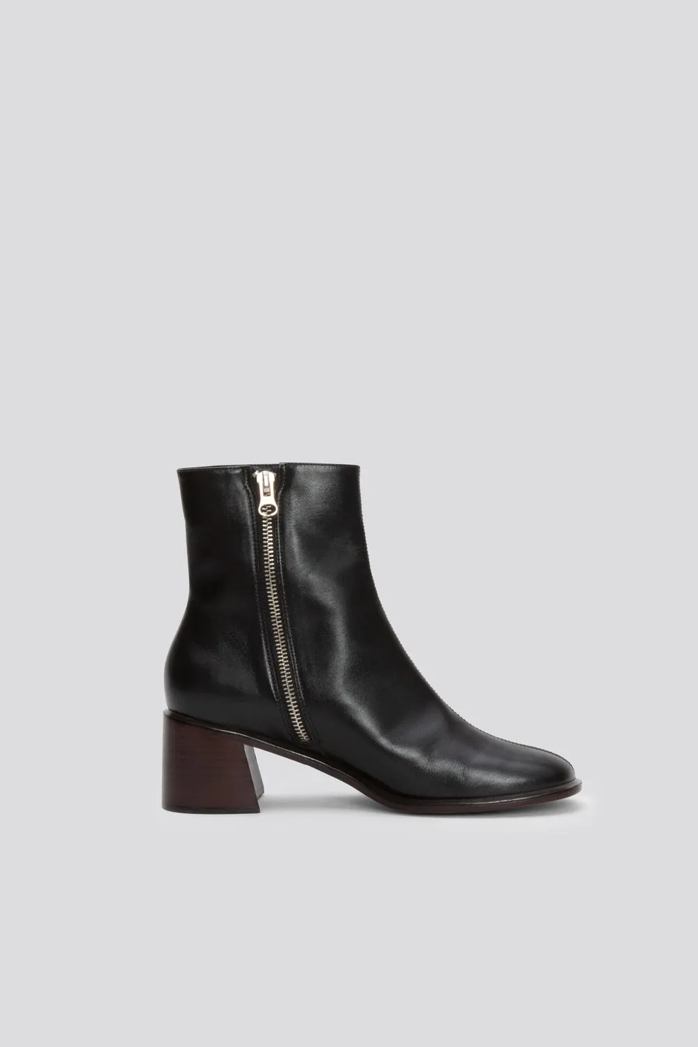 Sugar Bootie in Black Nappa leather