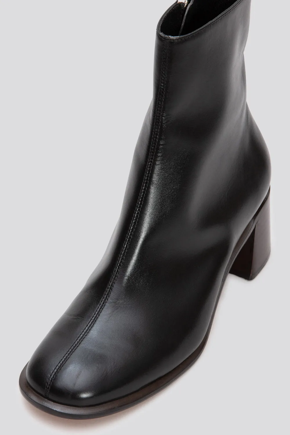 Sugar Bootie in Black Nappa leather