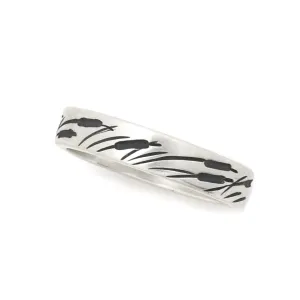 Textured Cattails Ring