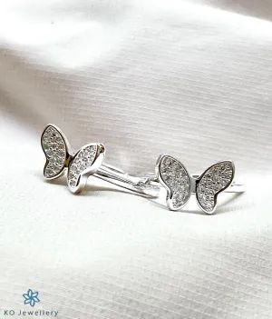 The Butterfly Silver Toe-Rings