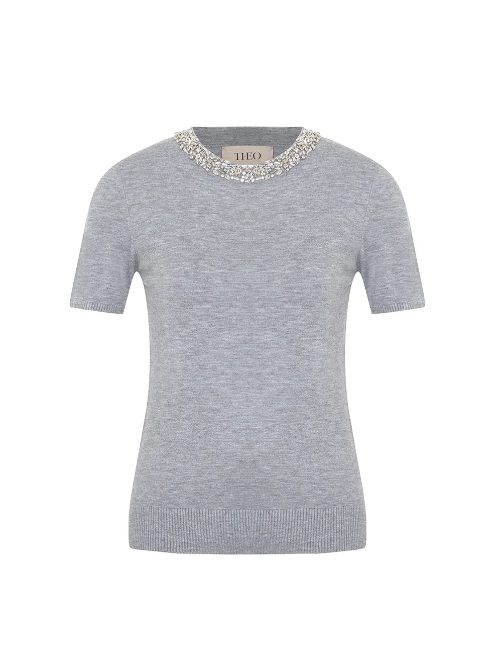 THEO Nomia Embelished Knit Tee (More Colors)