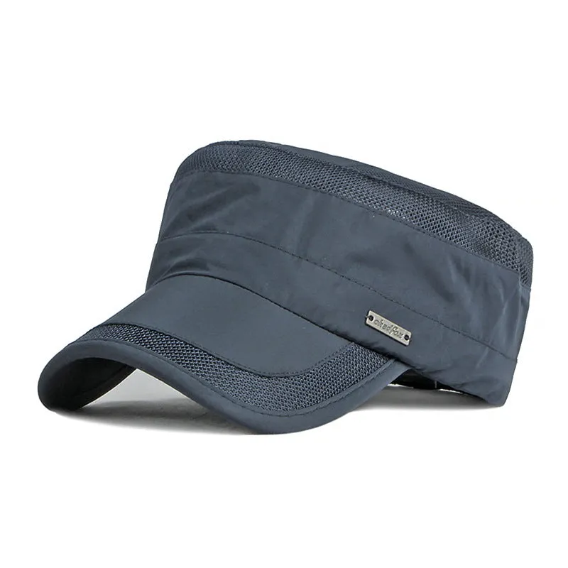 Thin section breathable quick dry outdoor British fashion cap