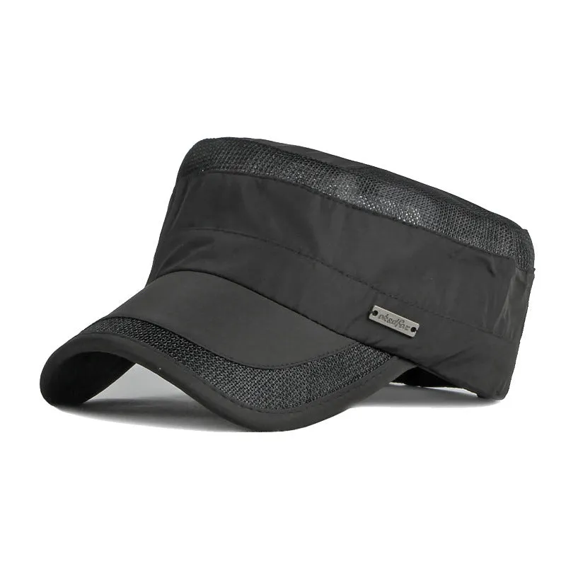 Thin section breathable quick dry outdoor British fashion cap