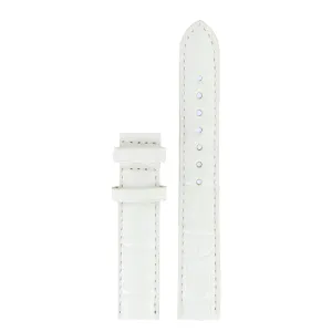Tissot 15mm Generosi-T White Leather Strap without Buckle