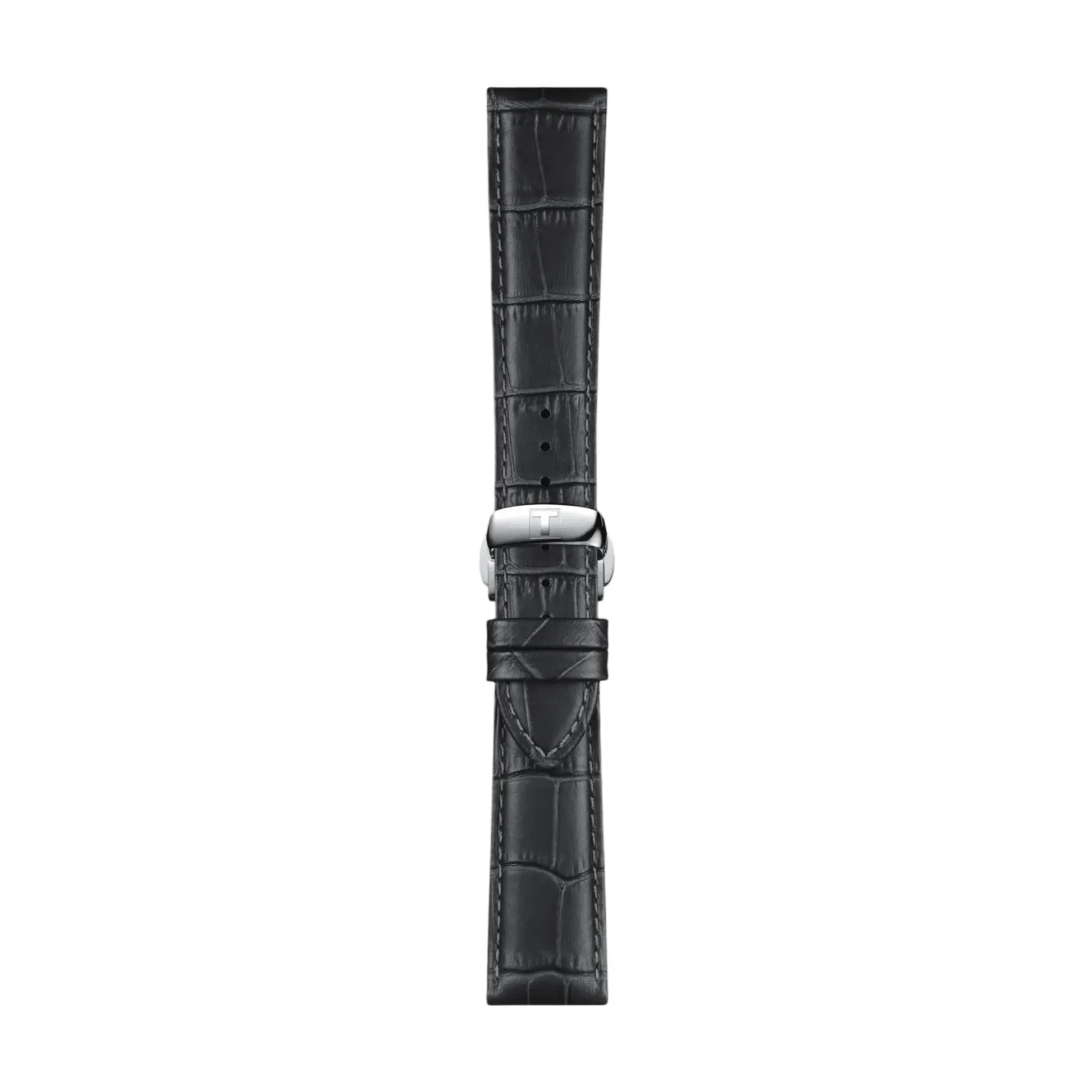 Tissot Official Grey Leather Strap Lugs 21 mm T852045750