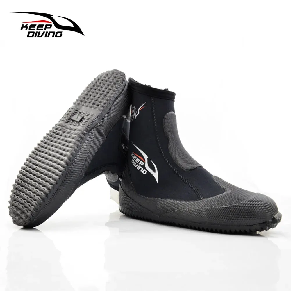 Title: These 5mm Neoprene Scuba Diving Boots Will Keep Your Feet Warm No Matter How Cold the Water Gets!