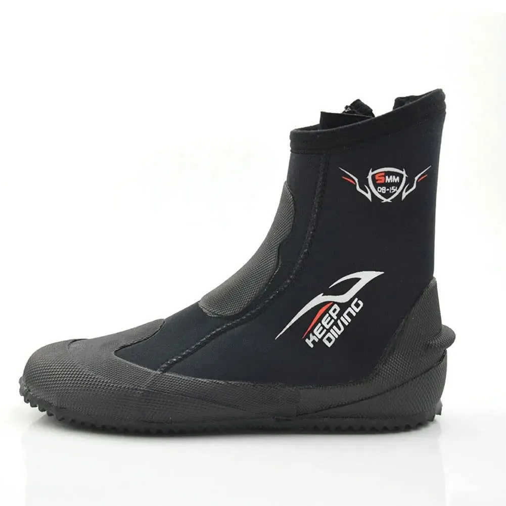 Title: These 5mm Neoprene Scuba Diving Boots Will Keep Your Feet Warm No Matter How Cold the Water Gets!