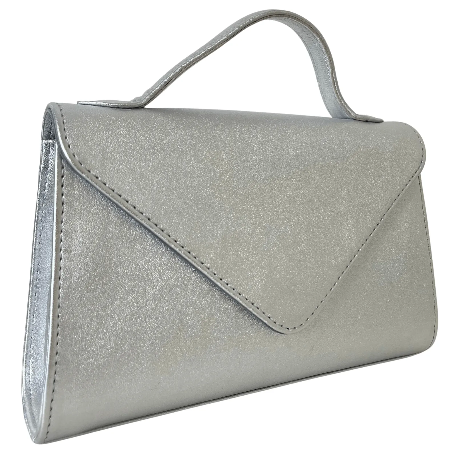 Unisa Zchiara Silver Leather Bag