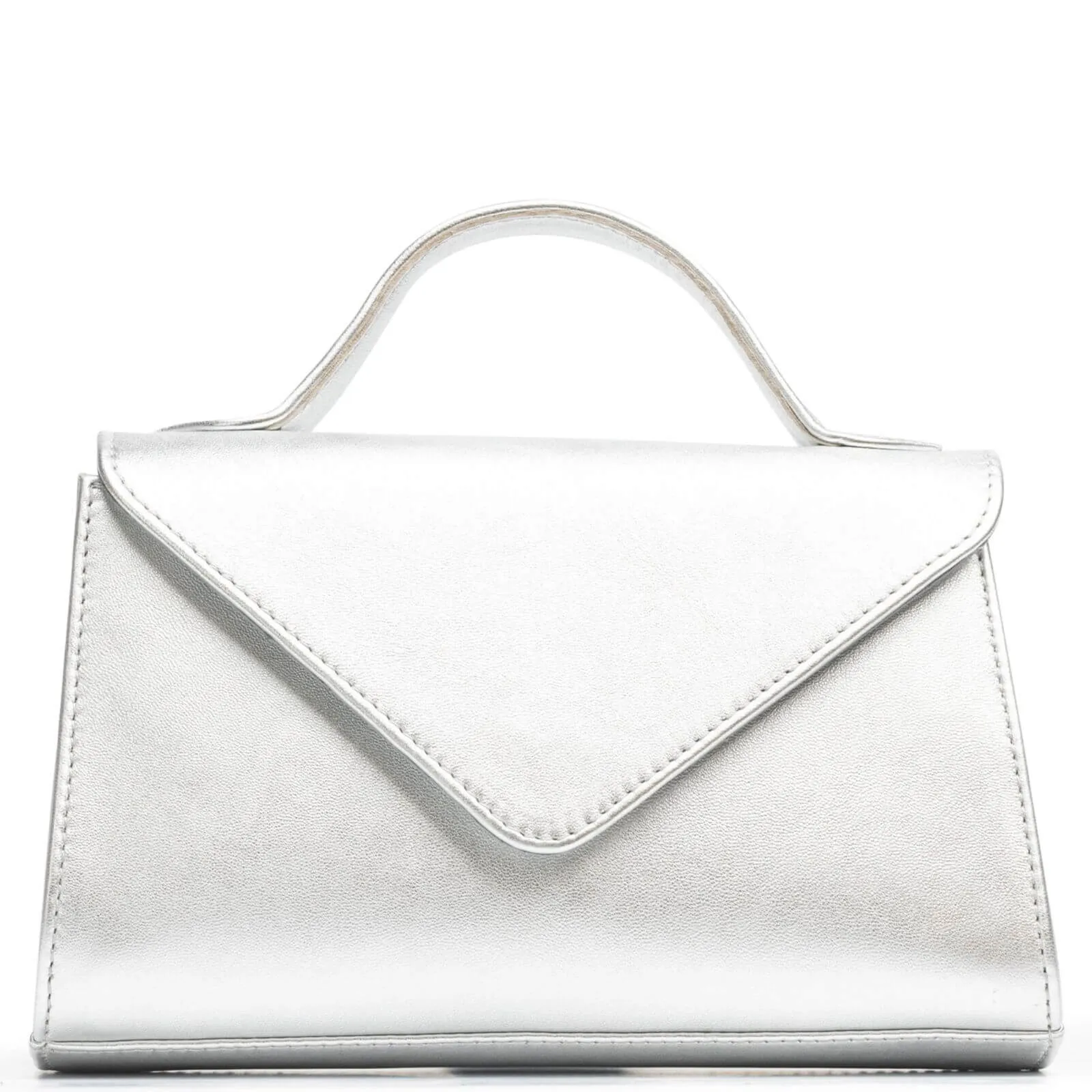 Unisa Zchiara Silver Leather Bag