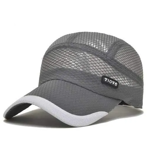 Unisex Men Women Mesh Quick Dry Baseball cap Breathable Outdoor Sport Adjustable Hat