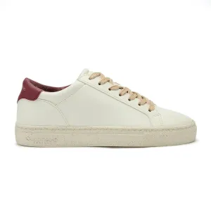 Vegan Kew - White & Bordeaux Cactus Trainer (EU42&43 only)