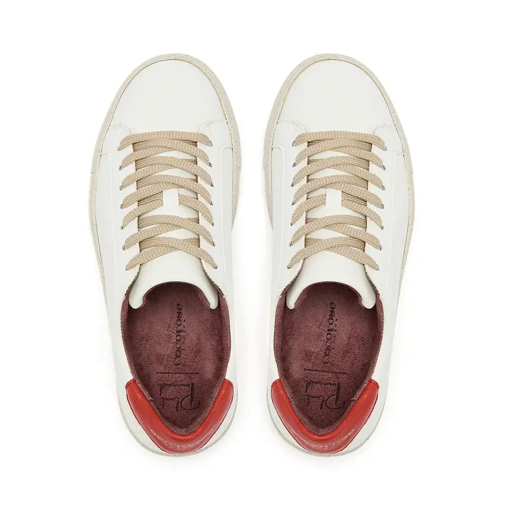 Vegan Kew - White Cactus - Rojo Red Tab