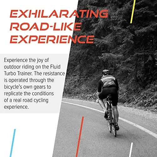 Velo Pro Fluid Turbo Trainer - Indoor Bike trainer for road bicycles and mountain bikes