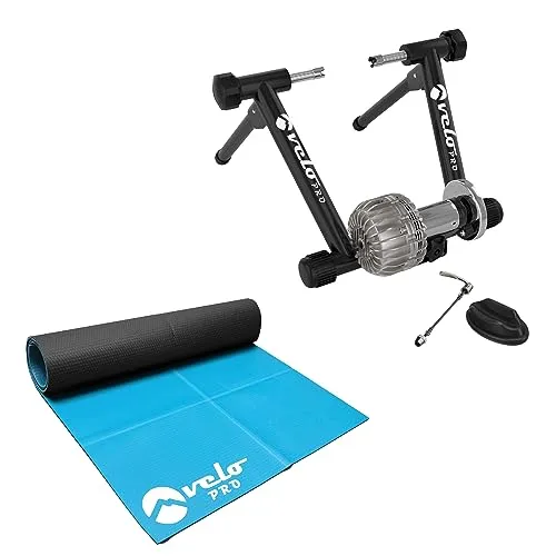 Velo Pro Fluid Turbo Trainer - Indoor Bike trainer for road bicycles and mountain bikes