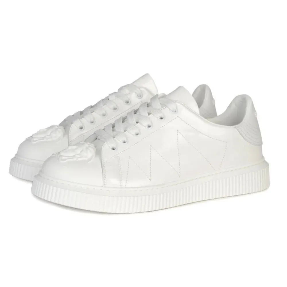 VERSACE Mainline Oversized Medusa Trainers - WHTWHT