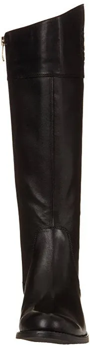 Vince Camuto Womens Kellini Black Leather Knee High Riding Boots Size 7