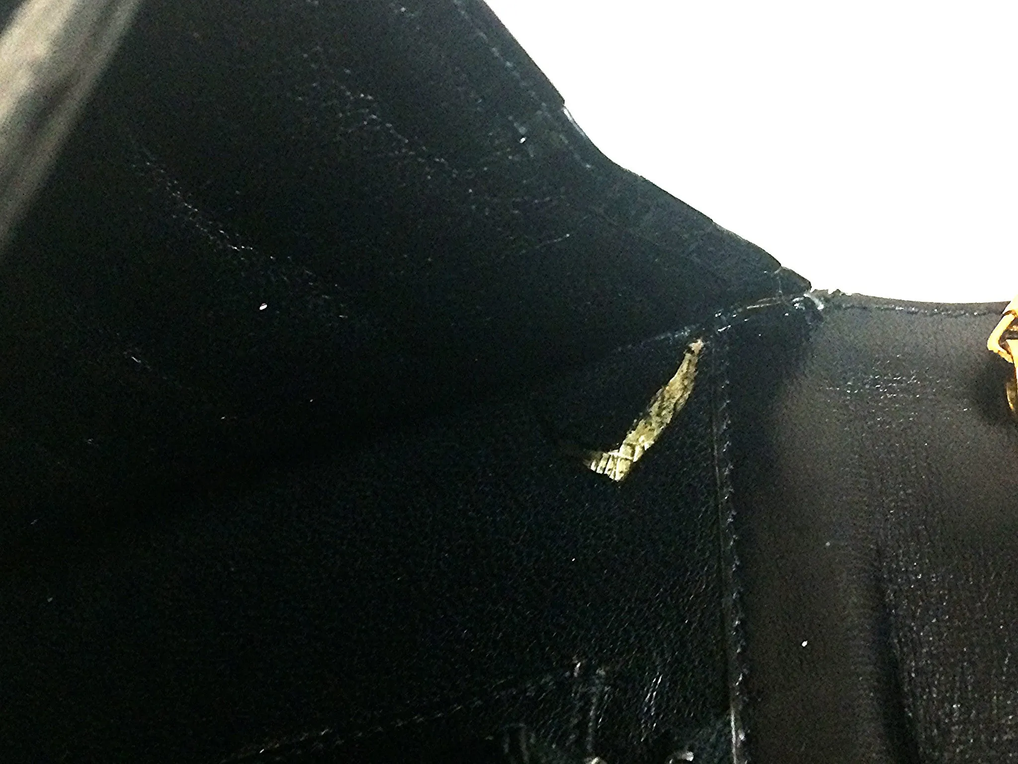 Vintage BALLY genuine black crocodile chain clutch, shoulder bag. Classic purse.