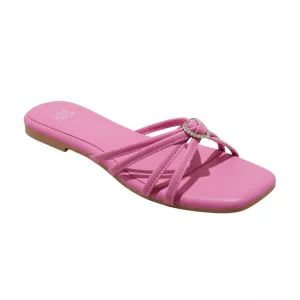 Wild Fable Womens Tanya Strappy Heart Slide Sandals 89885521 Pink 10M