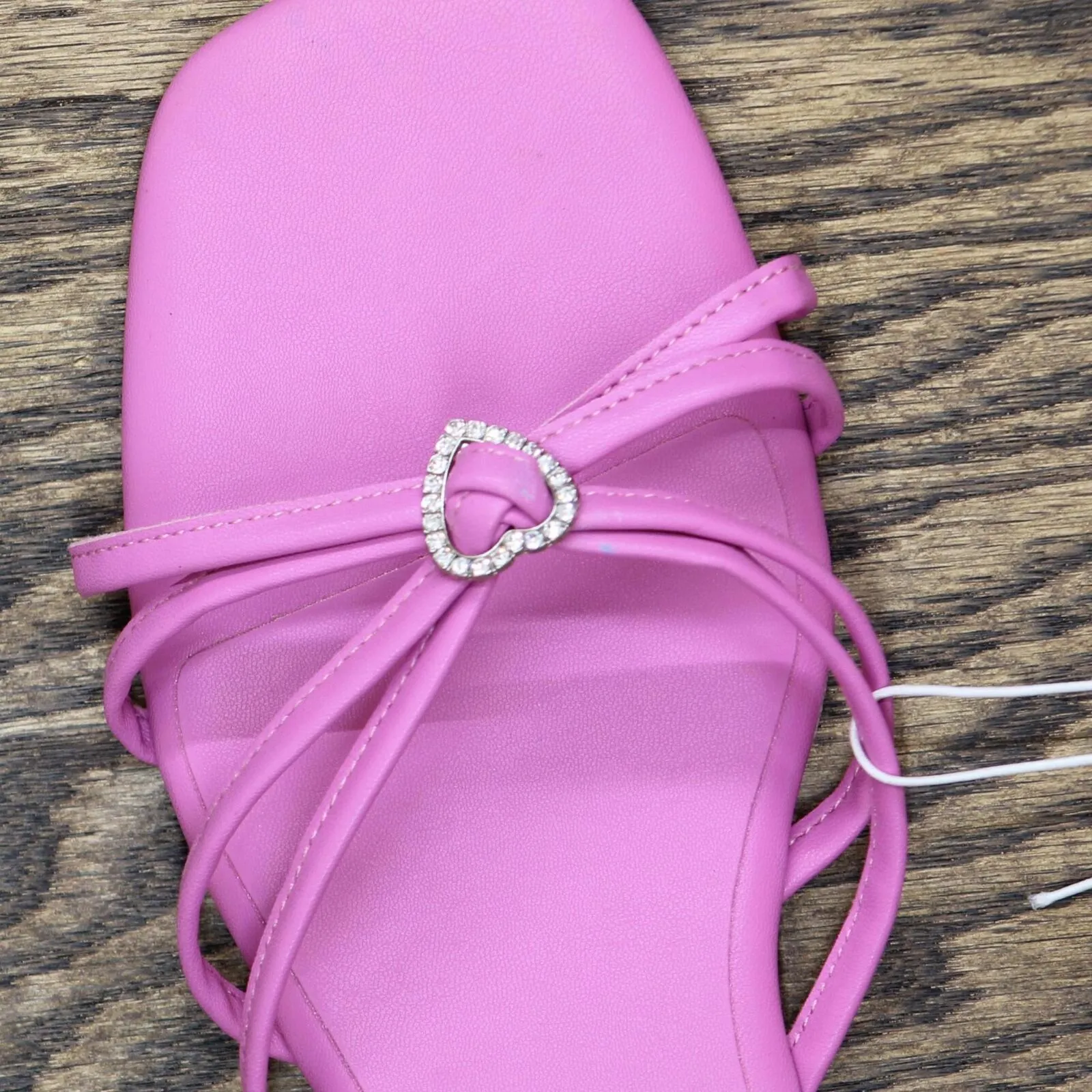Wild Fable Womens Tanya Strappy Heart Slide Sandals 89885521 Pink 10M