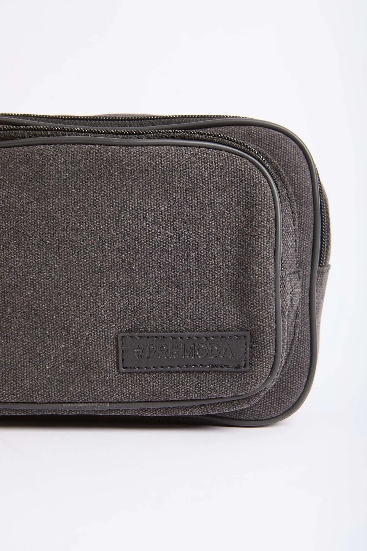 Women Bag Logo Embellished Waist Black