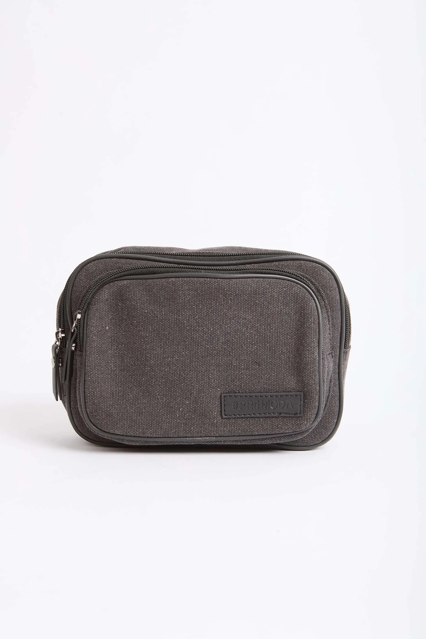 Women Bag Logo Embellished Waist Black