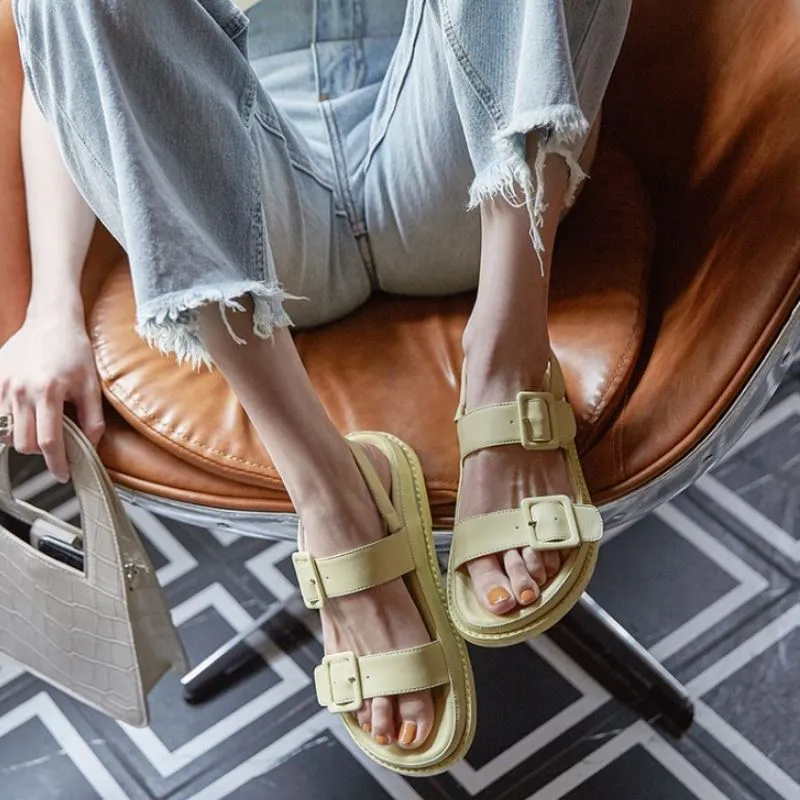 Women Real Leather Sandals Designe