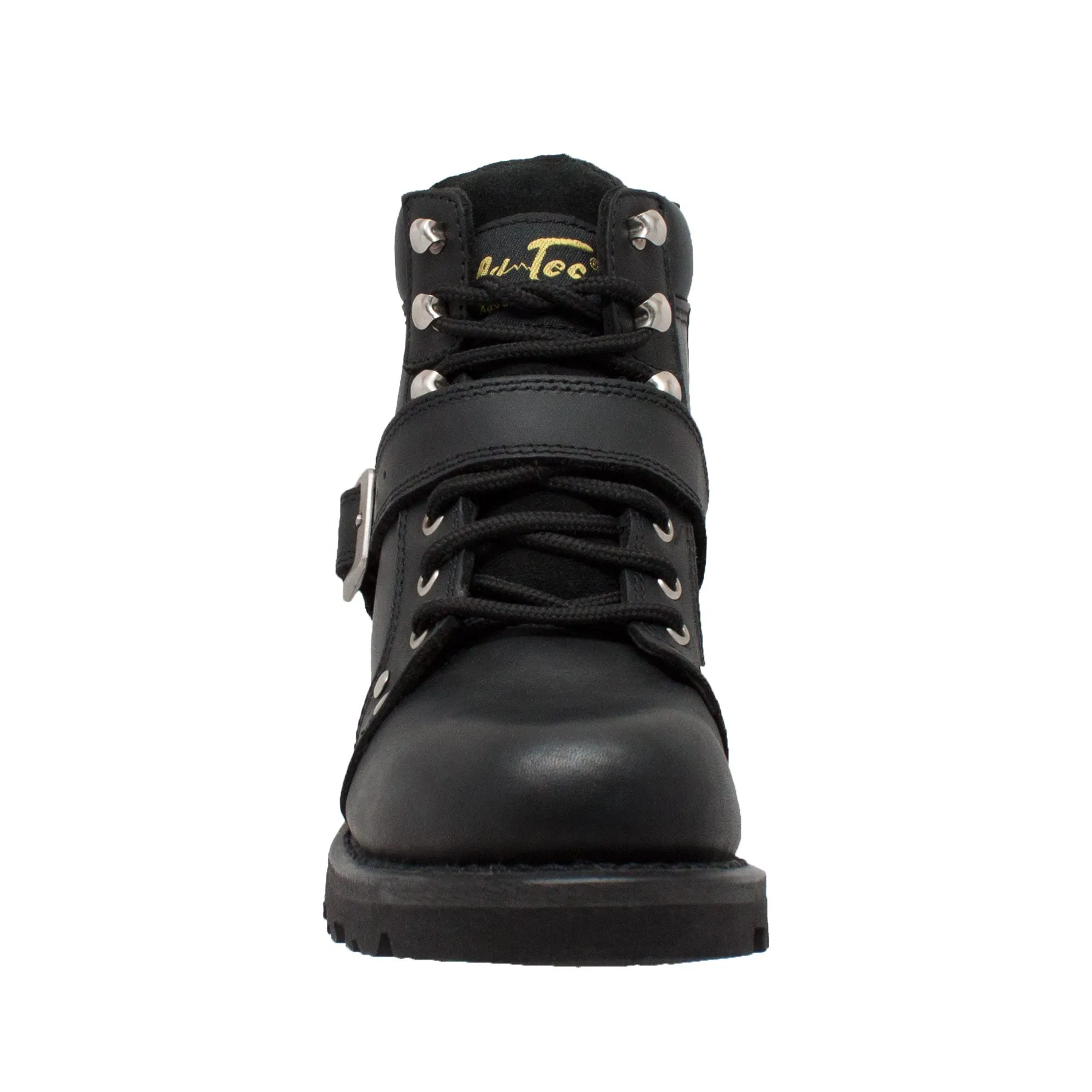 Women's 6" Black Lace Zipper Boot - 8143