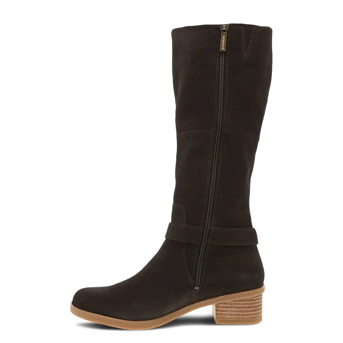 Women's DANSKO | Dalinda Waterproof Suede Boot | Chocolate