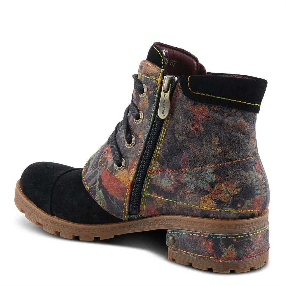 Women's L'Artiste | Serna Lace Up Ankle Boot | Black Multi