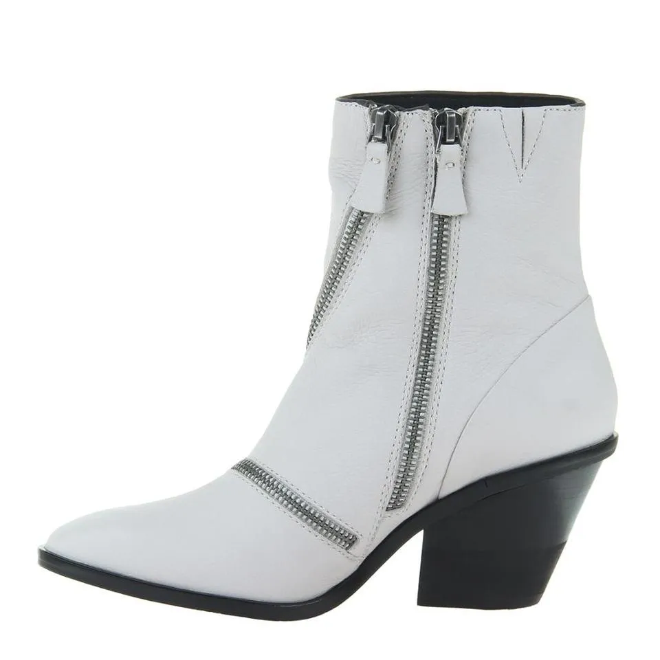 Women's Naked Feet | Idas Moto Inspired Boot | Dove Grey