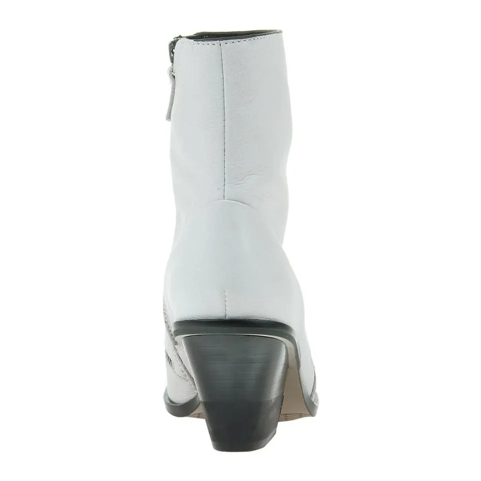Women's Naked Feet | Idas Moto Inspired Boot | Dove Grey