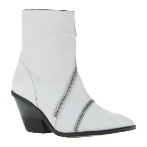 Women's Naked Feet | Idas Moto Inspired Boot | Dove Grey
