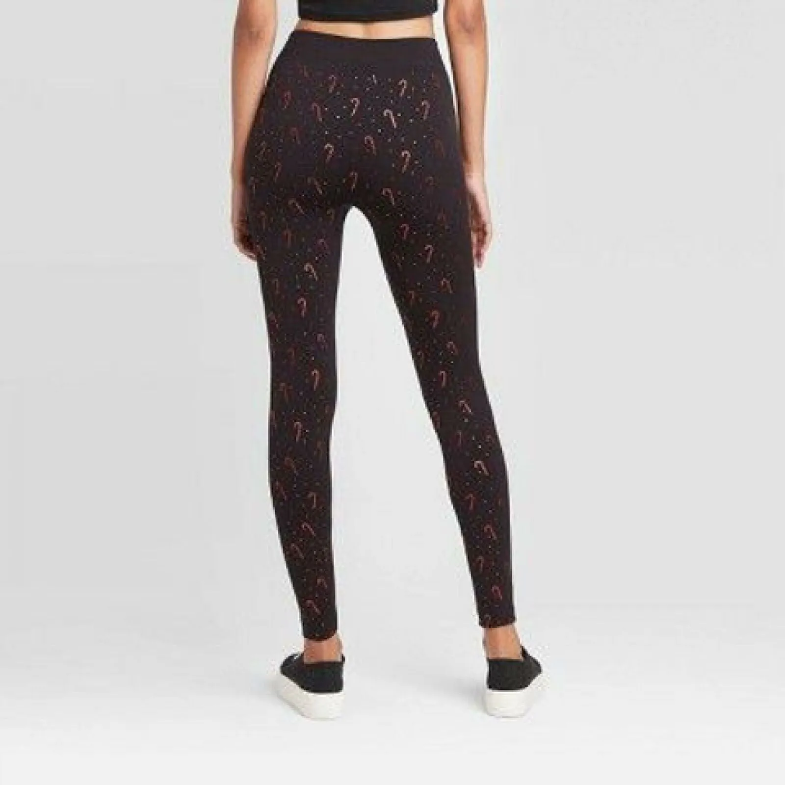 Wondershop Women's Candy Cane Fleece Lined Seamless Leggings
